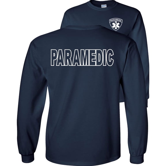 Fair Game Paramedic Long Sleeve Shirt-Navy-Medium