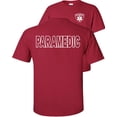 thumbnail image 1 of Fair Game Paramedic T-Shirt Emergency Medical Graphic Tee-Cardinal-XL, 1 of 4