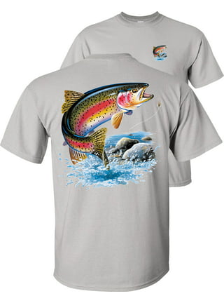  I Love Rainbow Trout Fishing Vintage Fly Fishing Sweatshirt :  Clothing, Shoes & Jewelry