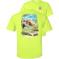 thumbnail image 1 of Fair Game Red Devil Fish T-Shirt Red Fish game fish red drum fishing graphic-Safety Green-3x, 1 of 5