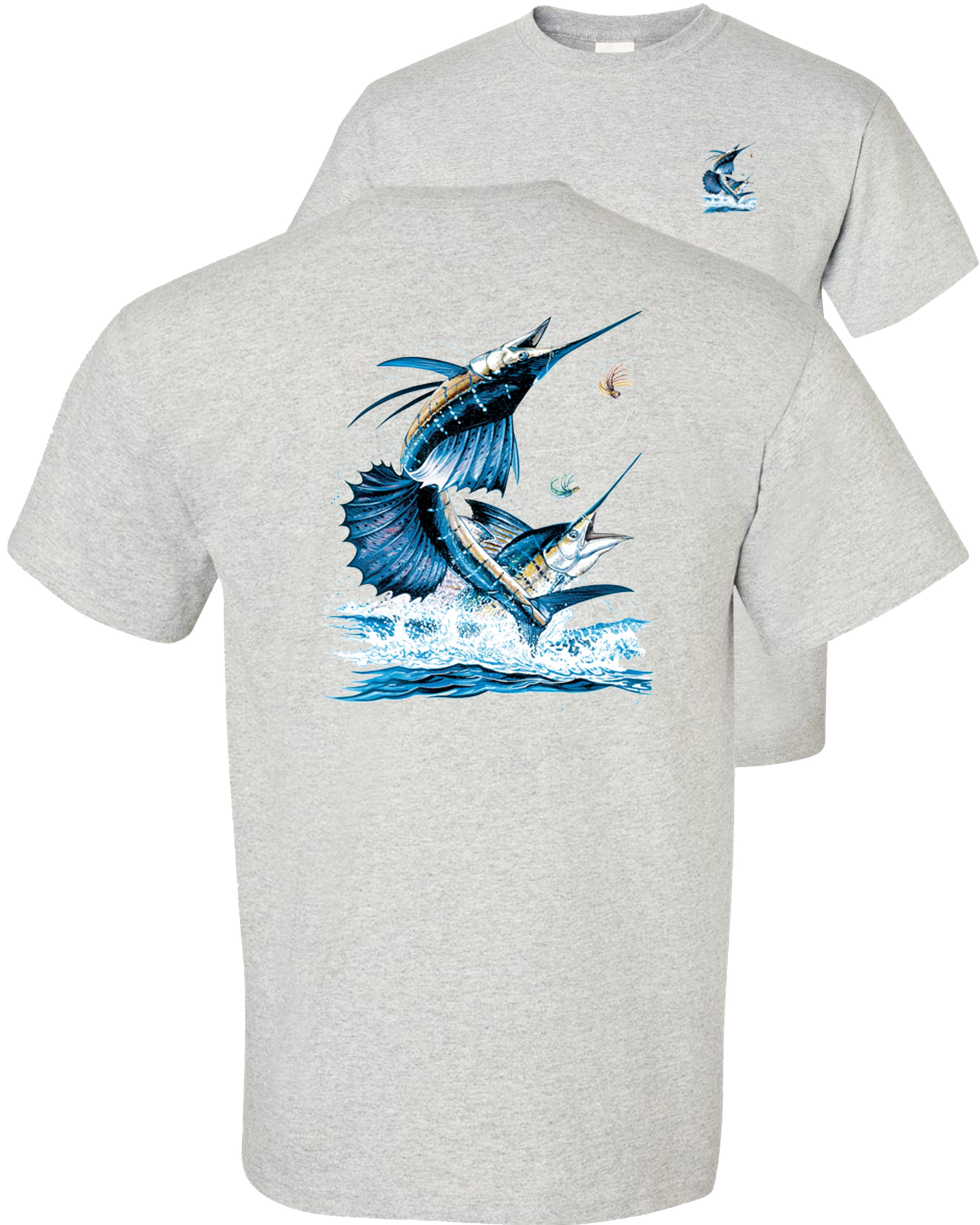 Fair Game Sailfish Fishing TShirt, Swordfish Saltwater Fish, Fishing