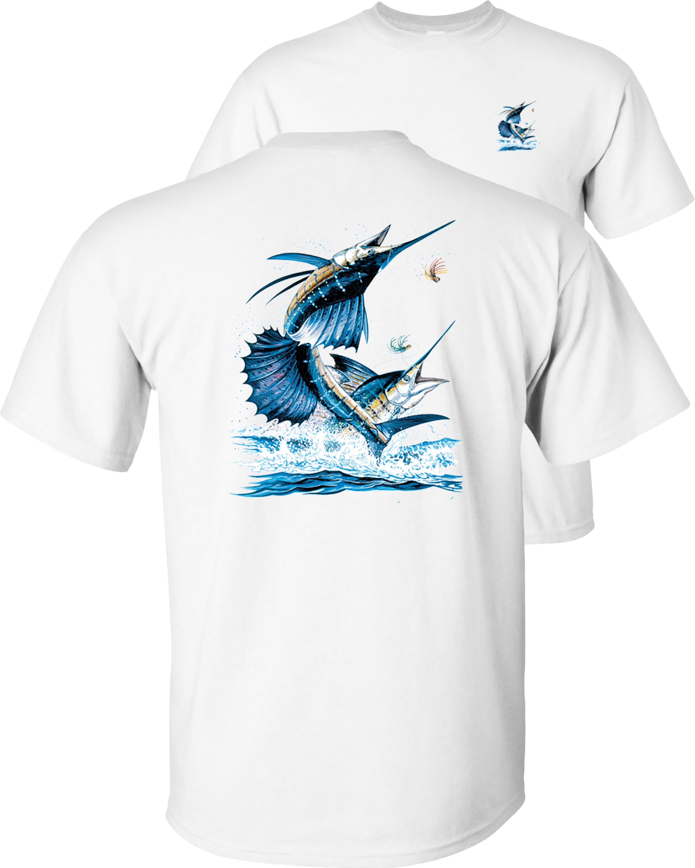 swordfish big game fishing fish symbol' Men's T-Shirt