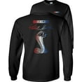 thumbnail image 1 of Fair Game Shelby Cobra Red White Blue Long Sleeve Shirt-Black-5x, 1 of 6