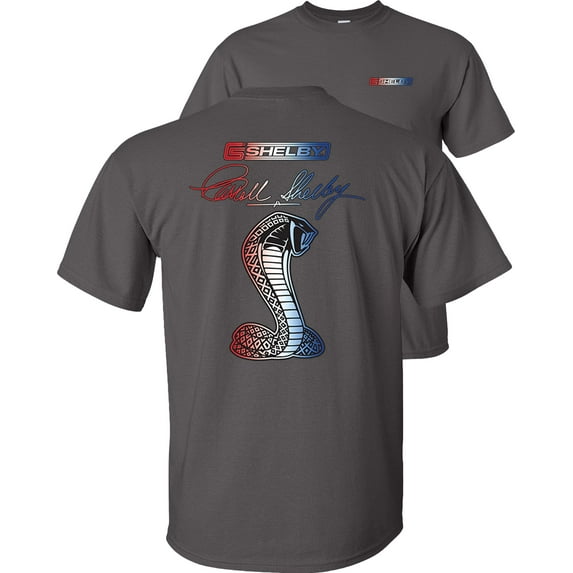 Fair Game Shelby Cobra Red White Blue T-Shirt-Charcoal-S