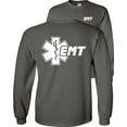 thumbnail image 1 of Fair Game Star of Life EMT Long Sleeve Shirt Emergency Medical Technician-Charcoal-Small, 1 of 5