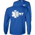 thumbnail image 1 of Fair Game Star of Life EMT Long Sleeve Shirt Emergency Medical Technician-Royal-Small, 1 of 5