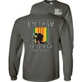 thumbnail image 1 of Fair Game Proud Vietnam Veteran Always Remember Long Sleeve Shirt-Charcoal-XL, 1 of 5