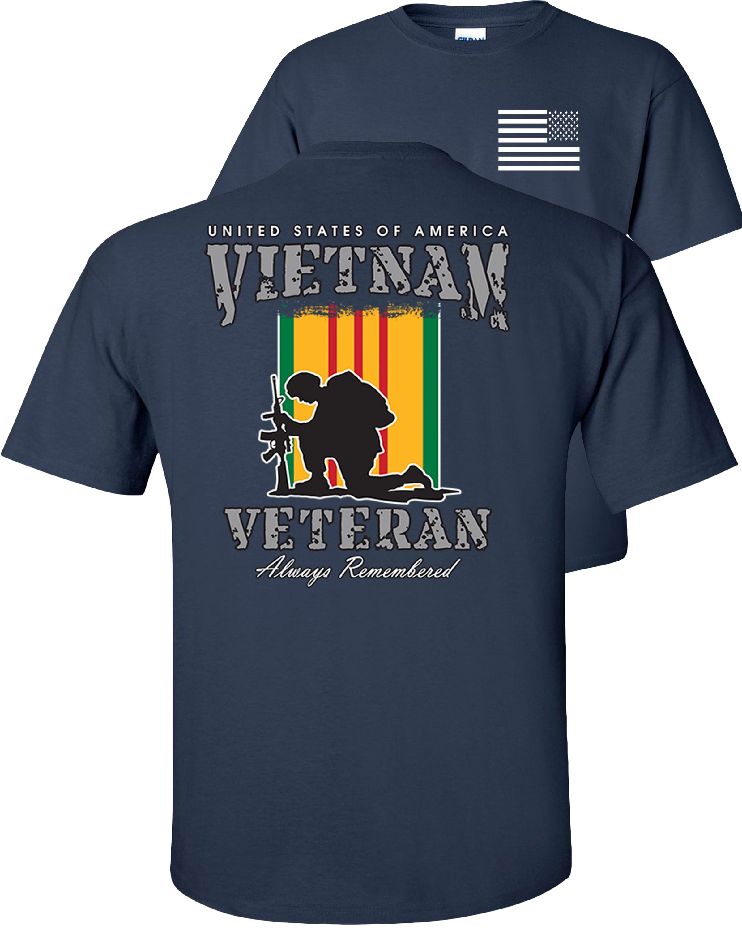 Fair Game Vietnam Veteran T-Shirt USA Service Medal Ribbons Flag Always ...