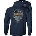 thumbnail image 1 of Fair Game Vintage Ford Motors Long Sleeve Shirt Legendary Power 1903-Navy-4x, 1 of 5