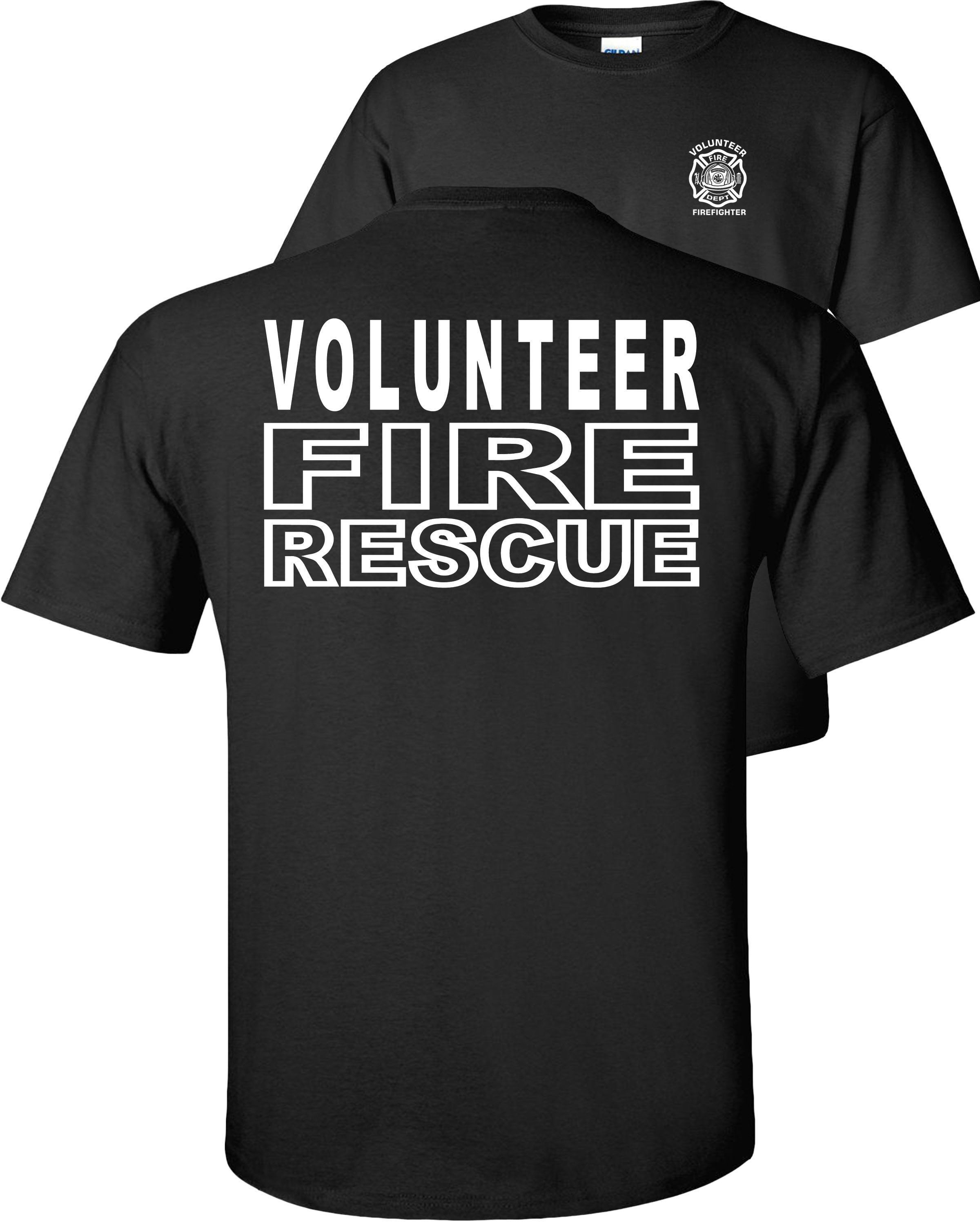 Fair Game Volunteer Fire Rescue T Shirt VFD Kelly 3x Walmart