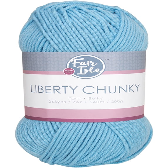 Fair Isle Liberty Chunky Yarn-Sky