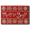 thumbnail image 1 of Fair Isle Snowflake I- Gallery Wrapped Canvas, 1 of 9