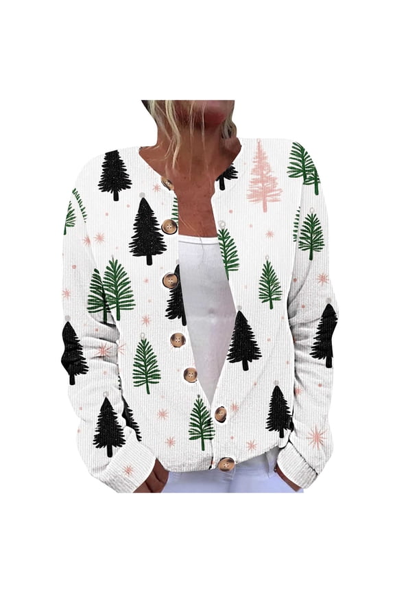 Fair Isle Sweater Women Cardigan 2025 Winter Ethnic Vintage Argyle Knit Outwear Colorful Boho Icelandic Jumpers Coat