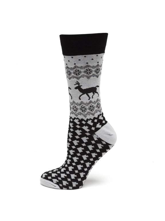 Fair Isle Tree Socks