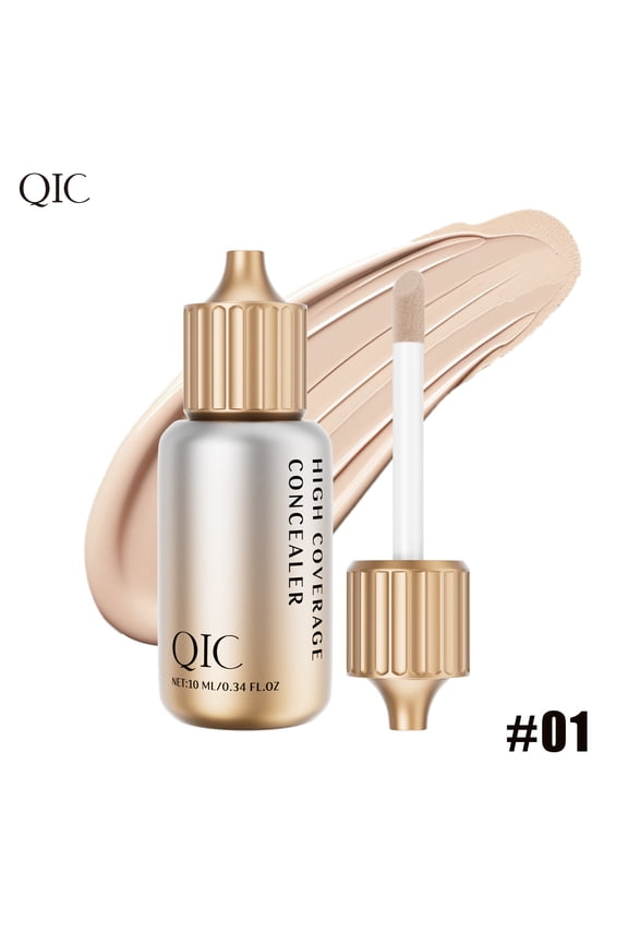 Fair Ivory Lightweight Concealer Foundation, Natural Flawless Skin Tone, Long Lasting Matte Base Makeup, Non-Creasing Buildable Coverage for Fair Skin