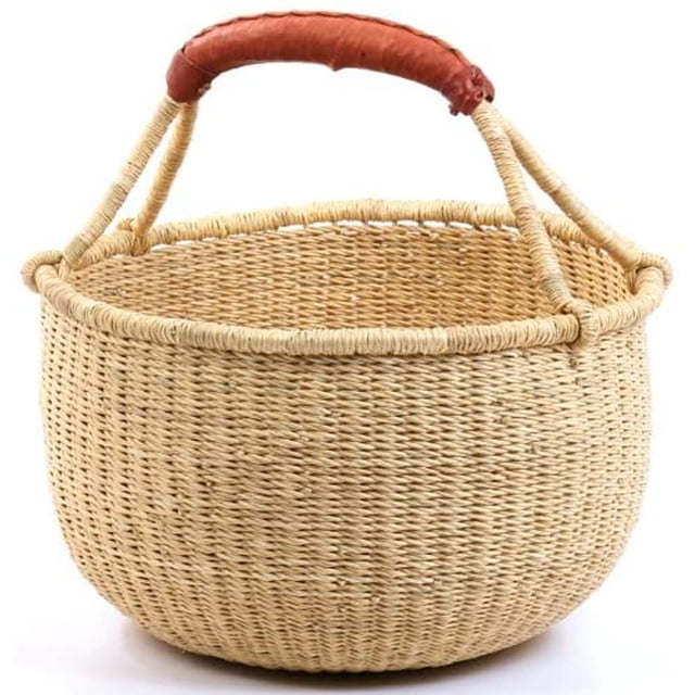 Fair Trade Ghana Bolga African DyeFree Fully Shaped Medium Market