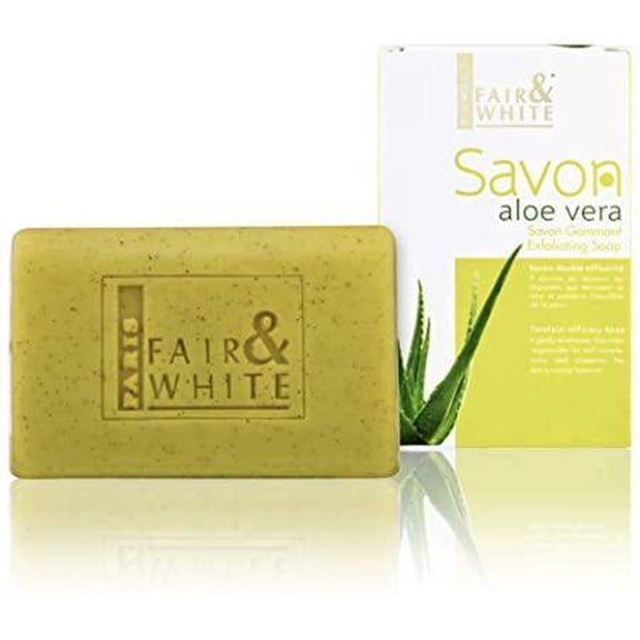 Fair White Aloe Vera Exfoliating Soap - 7oz