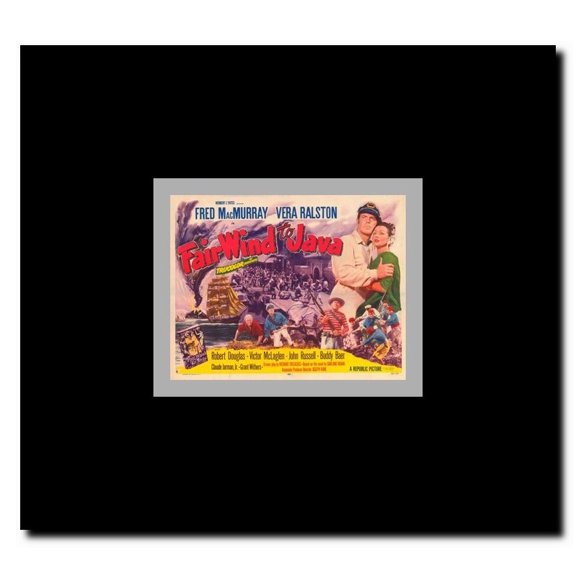 Fair Wind to Java Framed Movie Poster
