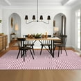 thumbnail image 1 of FairOnly 10'x13'Geometric Area Rug Washable Ultra Thin Non-Slip Pet Friendly Modern Striped Rug for Living Room Bedroom Kitchen，Pink, 1 of 7