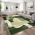 thumbnail image 1 of FairOnly 10'x13'Green Abstract Low Pile Machine Washable Area Rug Modern Color Block Non Slip Rugs for Living Room Beroom Home Office, 1 of 7