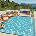 thumbnail image 1 of FairOnly 10'x14'Outdoor Washable Rugs Reversible Waterproof Carpet for Beach Picnic RV Trip, 1 of 5