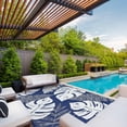thumbnail image 1 of FairOnly 10'x20'Extra Large Outdoor Reversible Leaf Area Rug Stain Resistant Rugs for Camping, 1 of 5