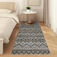 thumbnail image 1 of FairOnly 2'x 6'Boho Print Runner Rugs for Hallway Washable Soft Non Slip Low Pile Floor Cover for Kitchen Bedroom,Brown, 1 of 7