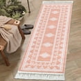 thumbnail image 1 of FairOnly 2' x 6' Runner Rug Stain Resistant Washable Area Rug Tassel for Hallway Bedroom Entryway, Pink, 1 of 7