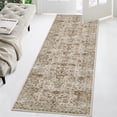 thumbnail image 1 of FairOnly 2'x6' Beige Washable Runner Rugs for Hallway Oriental Floral Non Slip Soft Runner Rugs for Entryway Kitchen Laundry Rugs, 1 of 7