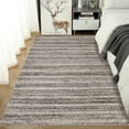 thumbnail image 1 of FairOnly 8'x10' Grey Machine Washable Living Room Area Rugs Modern Braided Print Non Slip Rugs for Bedroom Home Office Rug Indoor Floor Carpet, 1 of 7
