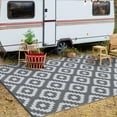 thumbnail image 1 of FairOnly 8'x10'Modern Outdoor Reversible Area Rug Waterproof Geometric Carpet for Camping, 1 of 6