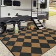 thumbnail image 1 of FairOnly 8'x10'Reversible Outdoor Area Rug Waterpoof Stain Resistant Rugs for Garden Beach, 1 of 5