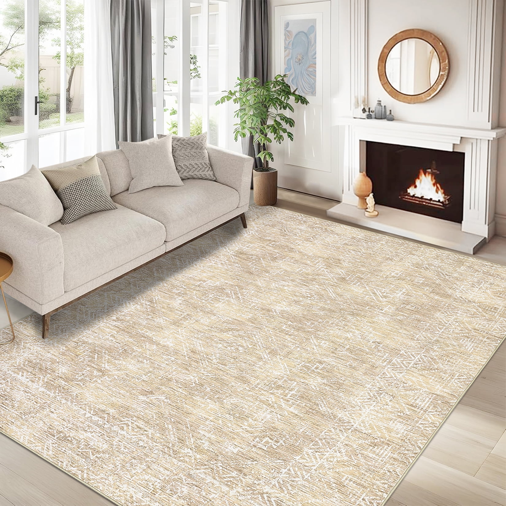 Cfm Rugs FairOnly 8'x10' Washable Area Rugs for Living Room Contemporary ...