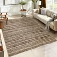 thumbnail image 1 of FairOnly 9'x12' Brown Modern Area Rugs for Living Room Washable Braided Print Ultra-Thin Rugs for Bathroom Indoor Floor Carpet Bedroom Area Rugs, 1 of 7