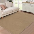 thumbnail image 1 of FairOnly 9'x12' Machine Washable Area Rugs for Living Room Modern Textured Ultra-Thin Soft Rugs for Family Room Nursery Neutral Brown Carpet, 1 of 7