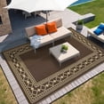thumbnail image 1 of FairOnly 9'x12'Outdoor Rugs Reversible&Foldable Stain Resistant Area Rug for Beach Camping, 1 of 5
