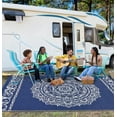 thumbnail image 1 of FairOnly 9'x18'Large Washable Outdoor Area Rug Stain Resistant Reversible Rugs for RV Trip Picnic, 1 of 7