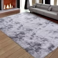 thumbnail image 1 of FairOnly Abstract Plush Shag Area Rug 8'x10' Modern Indoor Fluffy Rugs Shaggy Carpet Rugs for Bedroom Living Room Fluffy Area Rug, Light Gray, 1 of 6
