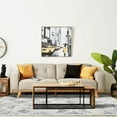 thumbnail image 1 of FairOnly Area Rug 5' x 7' Washable Rug for Living Room Office Modern Vintage Floral Partten Rug Low-Pile Carpet, Grey, 1 of 1