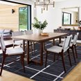 thumbnail image 1 of FairOnly Black 5'x7'Geometric Area Rug - Machine Washable Low Pile Non-Slip Rug for Modern Living Room Bedroom Kitchen Decor, 1 of 7