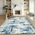 thumbnail image 1 of FairOnly Blue 5'x7'Modern Abstract Area Rug Non Slip Non Shedding Stain Resisitant Indoor Floor Cover for Bedroom Living Room Dining Room, 1 of 7