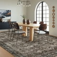 thumbnail image 1 of FairOnly Brown 10'x13'Vintage Distressed Floral Area Rug Machine Washable Ultra Thin Low Pile Non-Slip Oriental Rug for Living Room Bedroom Kitchen, 1 of 7