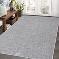 thumbnail image 1 of FairOnly Light Grey 8'x10'Modern Solid Color Area Rug Machine Washable Low Pile Non Slip Soft Indoor Rug for Living Room Bedroom Kitchen, 1 of 7