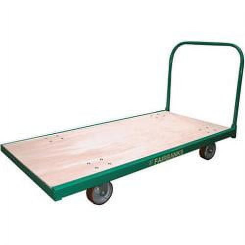 Fairbanks 143107 Steel-Bound Platform Truck with Wood Deck - 30 x 60 inch, Model No. ELQ-3060-6POE
