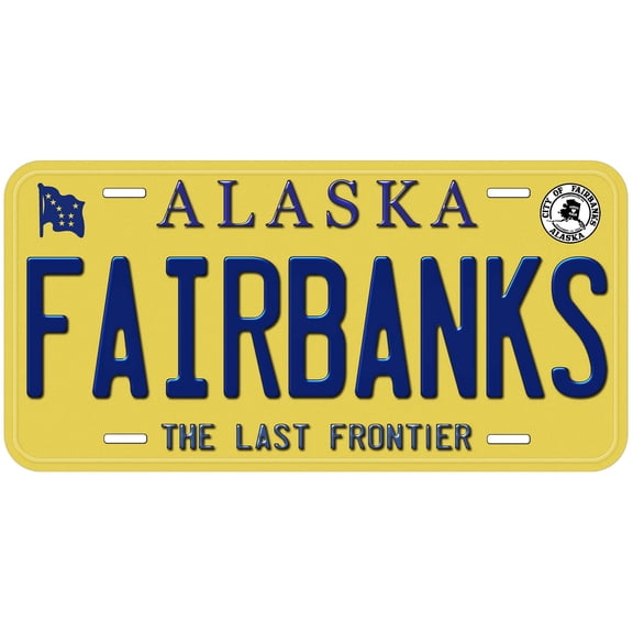 Fairbanks AK TAG06 Novelty Car Auto License Plate