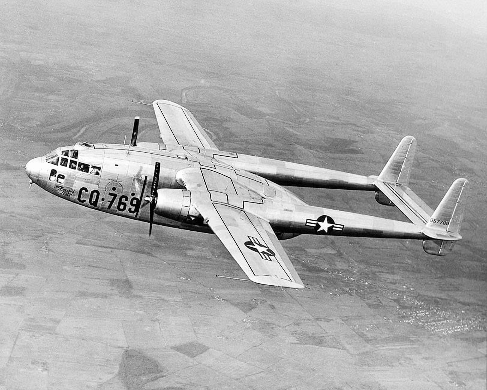 Fairchild C-119A / C-119 Flying Boxcar - 20x30 Inch Laminated Aviation ...