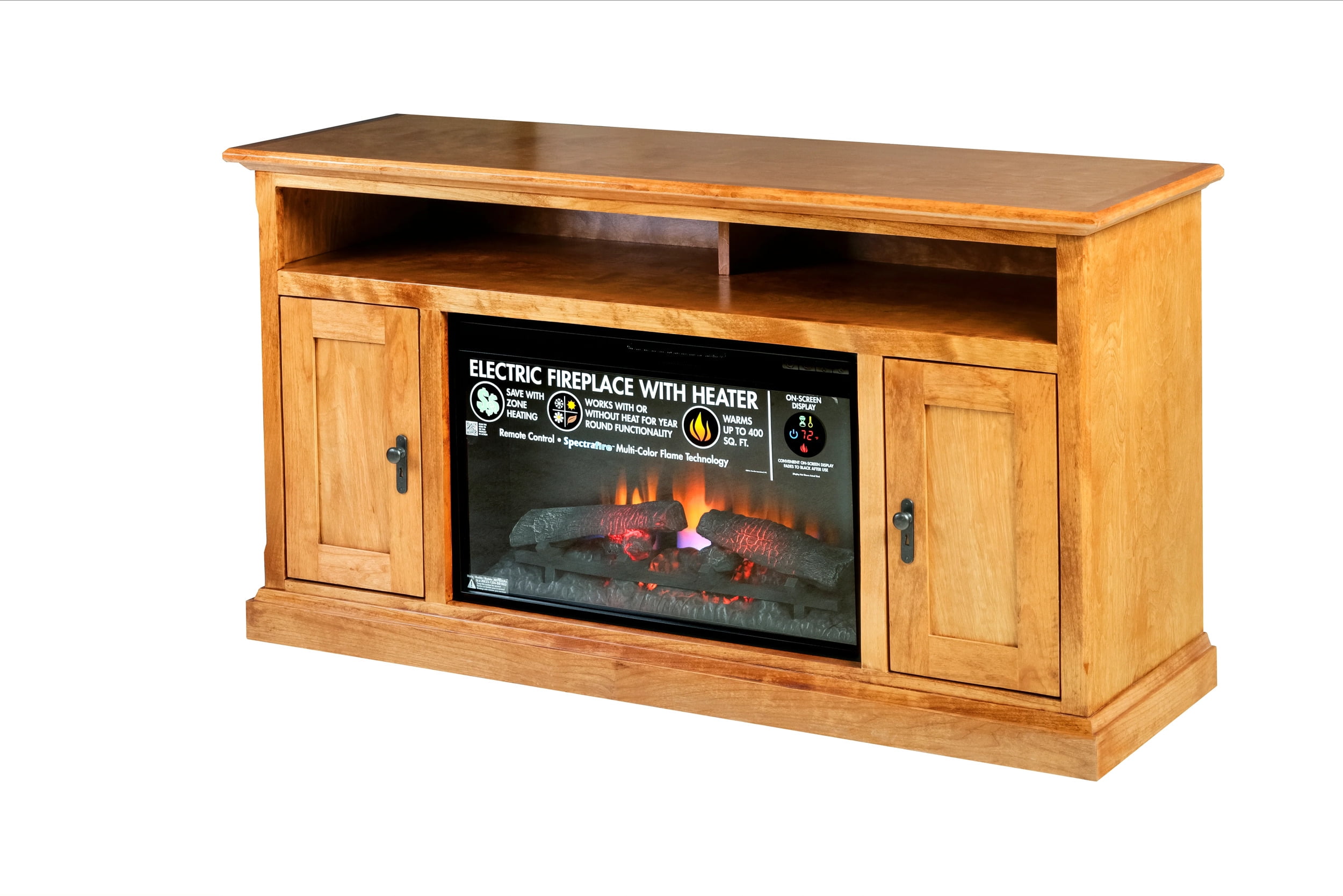 Fairfax Fireplace Tv Stand - Walmart.com