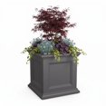 thumbnail image 1 of Fairfield 18in Square Planter - Graphite Grey, 1 of 11