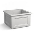 thumbnail image 1 of Mayne Fairfield 24" x 24" x 14" Square White Self Watering Garden Bed Planter, 1 of 9