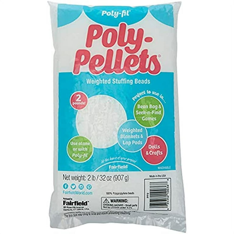  Fairfield Poly-Pellets Weighted Stuffing Beads : Arts